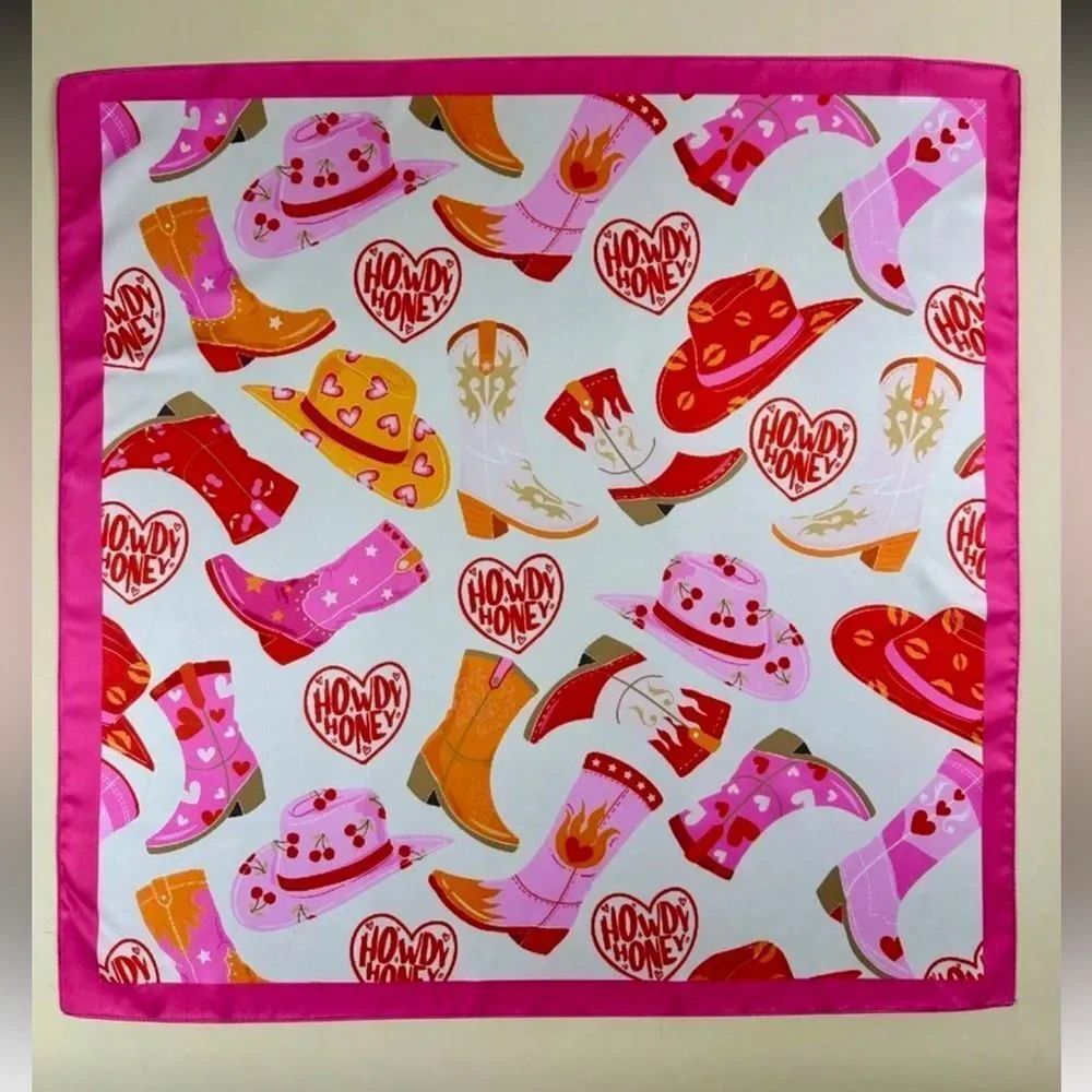 Western Print Scarf P68